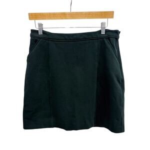 Boden Sixties Mini Skirt Green Women's 10R Lined Pockets Career Preppy